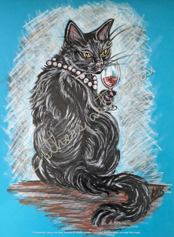 Misty was a classy lady. Always has a class of claret and wearing her pearls